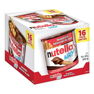Nutella & Go Breadstick Chocolate Snack Packs, 16 × 52g