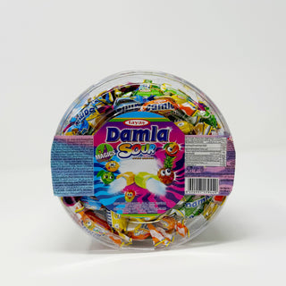 Tayas Damla sour fruit bursts 1000 gram X 8
