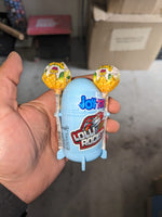 Rocket sour lollipop with sour powder 72 pcs