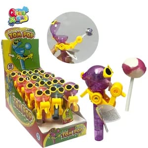 sticking out lollipop candy toys X 12