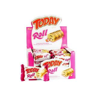 Today roll cake strawberry 80 Gr