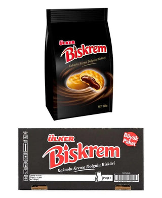 Ulker Biskrem Cocoa Large Bag 200g x 12