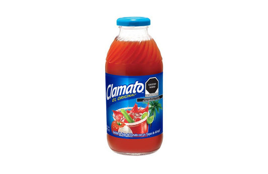 Clamato El Original vidirio 473 ML X 12
