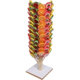 Joyful fruit lollipop display 150 ct