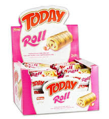 Today roll cake strawberry 80 Gr