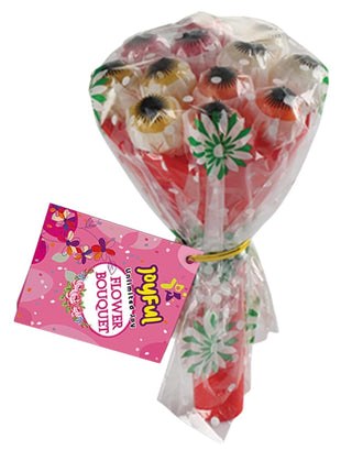 Joyful Flower bouquet lollipop 120 gram X 27