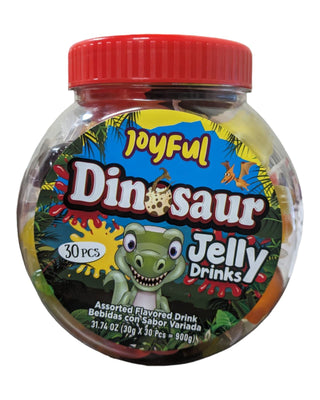 Joyful Dinosaur JELLY DRINK shape (30GM X 30PCS IN A JARX 6 JAR)