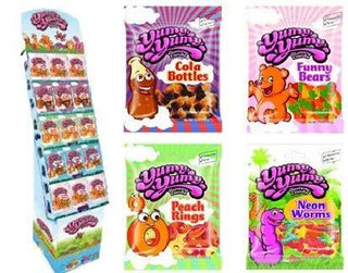 Gummy Yummy yummy display 4.5 oz X 80