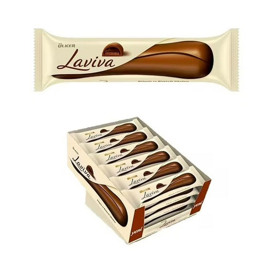 Ulker Laviva Filled Biscuit with Chocolate 35g x 24 x 6