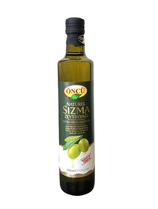 ONCU NATURAL EXTRA VIRGIN  OLIVE OIL (GLASS) 500 ML X 12 PC
