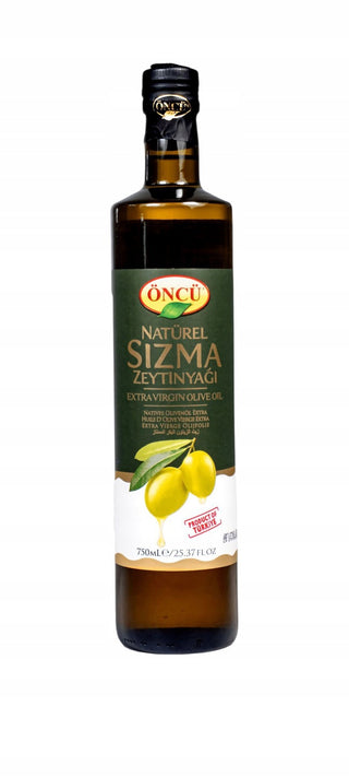 ONCU NATURAL EXTRA VIRGIN  OLIVE OIL (GLASS) 750 ML X 12 PC