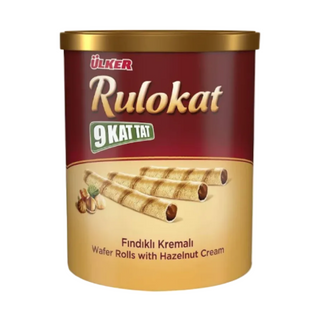 Ulker rulokat wafer rolls w haz cream 170 gram X 6